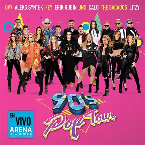 90s pop tour - Tour: 90’s Pop All-Star Tour. Some of Latin music’s popular names of the 90’s are joining forces for the 90’s All-Star Pop Tour presented by BOBO USA. Renowned acts such as Fey, Kabah ...